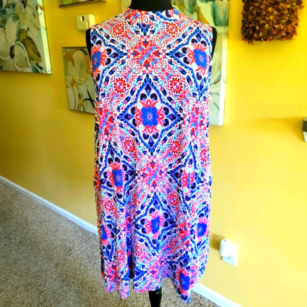 Red Camel Americana Sleeveless Summer Dress.